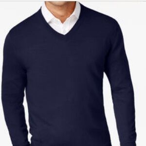 Cullen 100%‎ Cashmere Men's Purple V-Neck Sweater. Size M